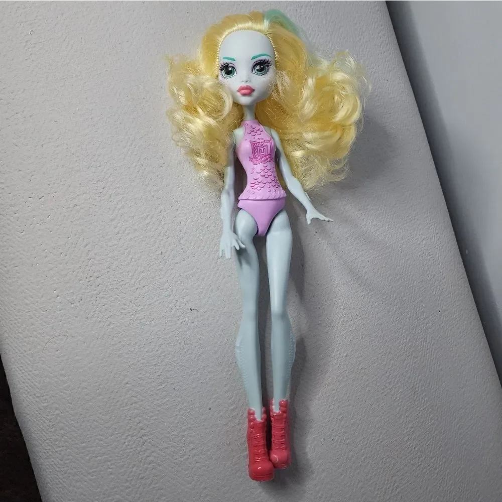 Monster High Lagoona Blue Doll W/ Permanent Shoes One Piece